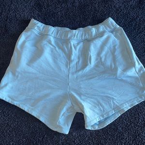 Zella Blue Fleece Shorts